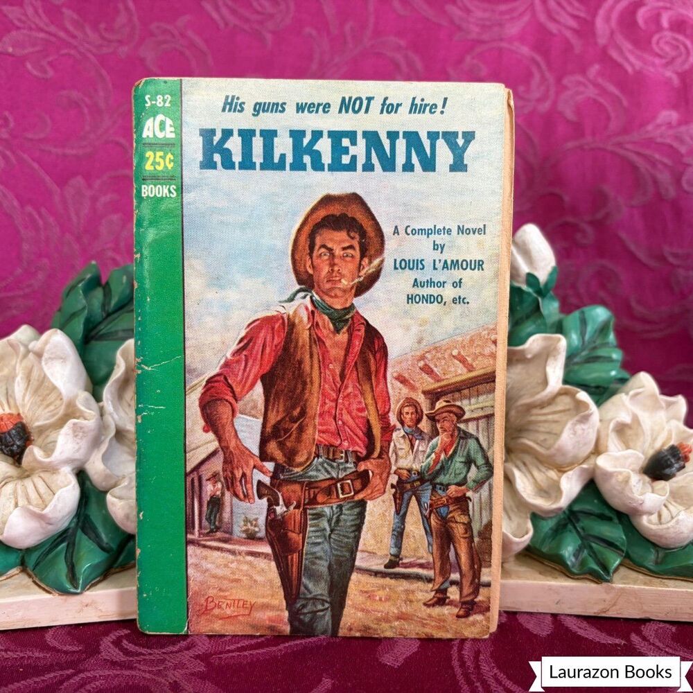 1954 Kilkenny by Louis L’Amour, Scarce S-82 Edition, 25¢ Vintage Ace Paperback